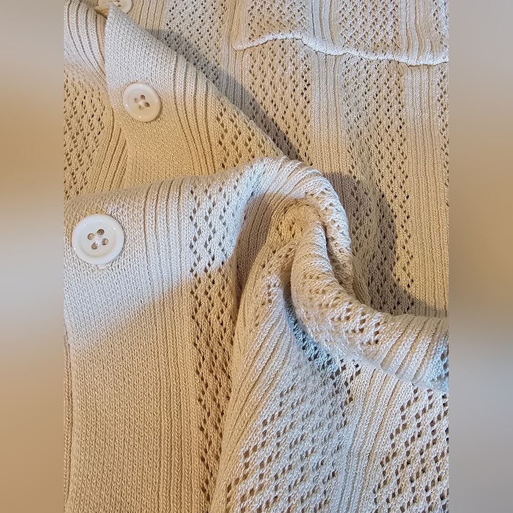 COOFANDY Vintage knit shirt. NWT, XL - Picture 7 of 13